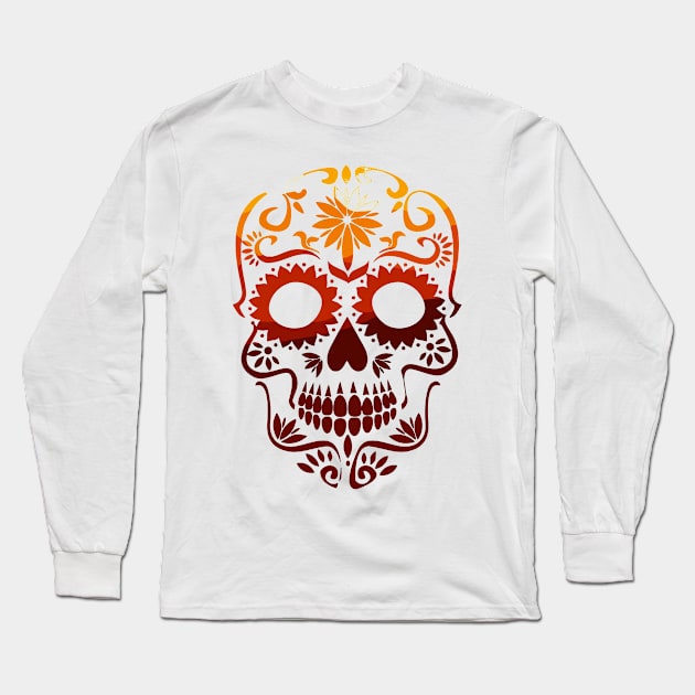 Best Skull Related Gift Idea on Birthday Long Sleeve T-Shirt by MadArting1557